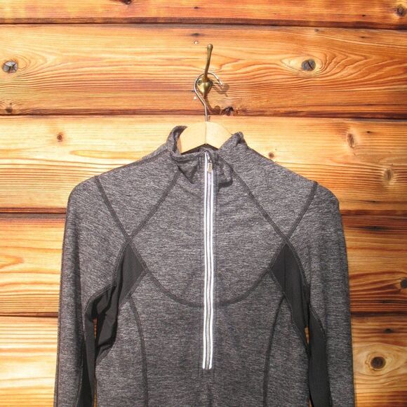 Lululemon Run Dash Halpf Zip Pullover Static Black 6 - Picture 4 of 8